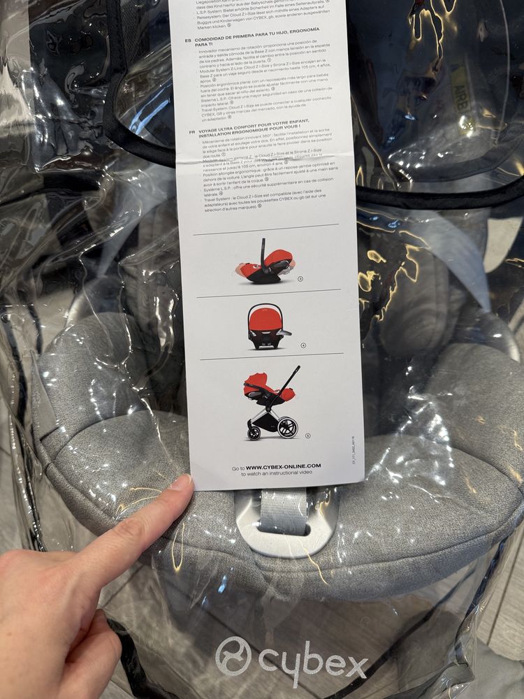 Cybex Priam Platinum Koi gondola spacerówka fotelik crystalized