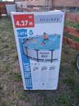 Basen Bestway 4.27/1.05 plus drabinka i pompa