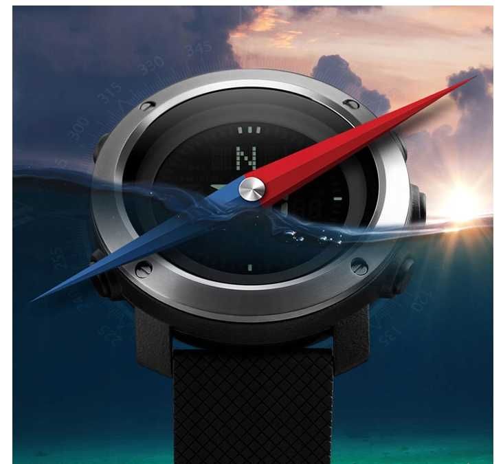 Zegarek męski SKMEI 1416 elektroniczny kalendarz kompas ttst496