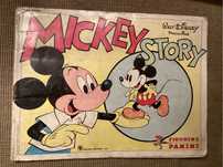 Caderneta de cromos MICKEY STORY. Walt Disney. 1985. Completa.