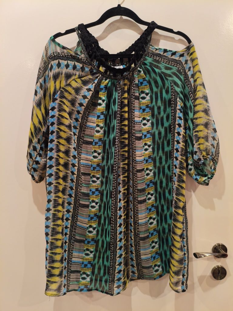 Letnia zwiewna bluzka roz. 2xl-3xl