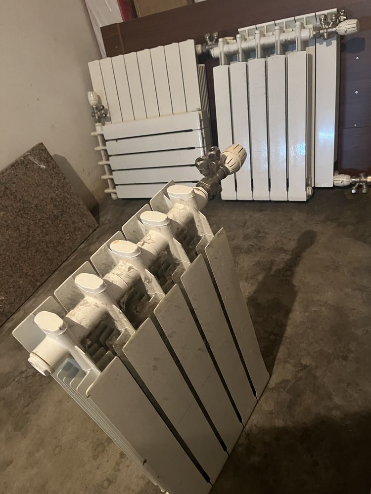 conjunto de radiadores de aquecimento