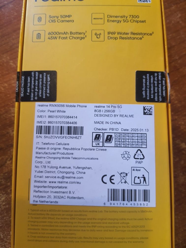 Realme 14 pro  256 gb