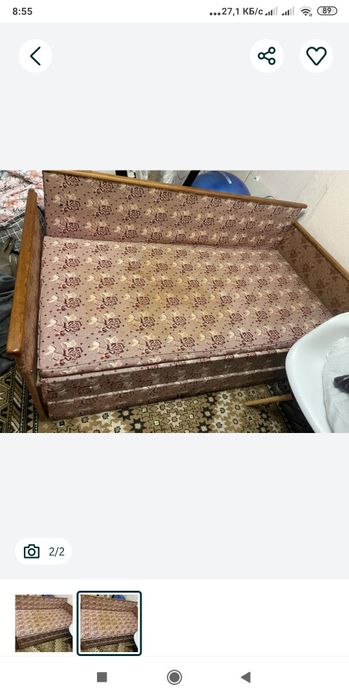 Диван с ящиком 80 Х 160 (190) см и диван книжка