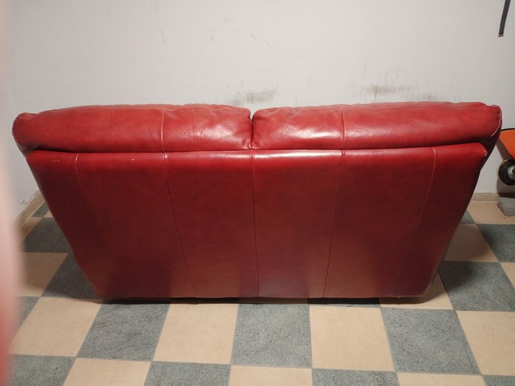 Sofa skórzana dwuosobowa