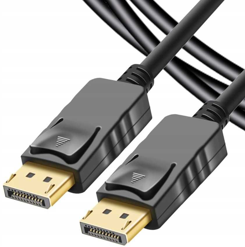 Kabel DisplayPort na DisplayPort 1,8m DP-DP Przewód 4K 1,8M *Wejherowo
