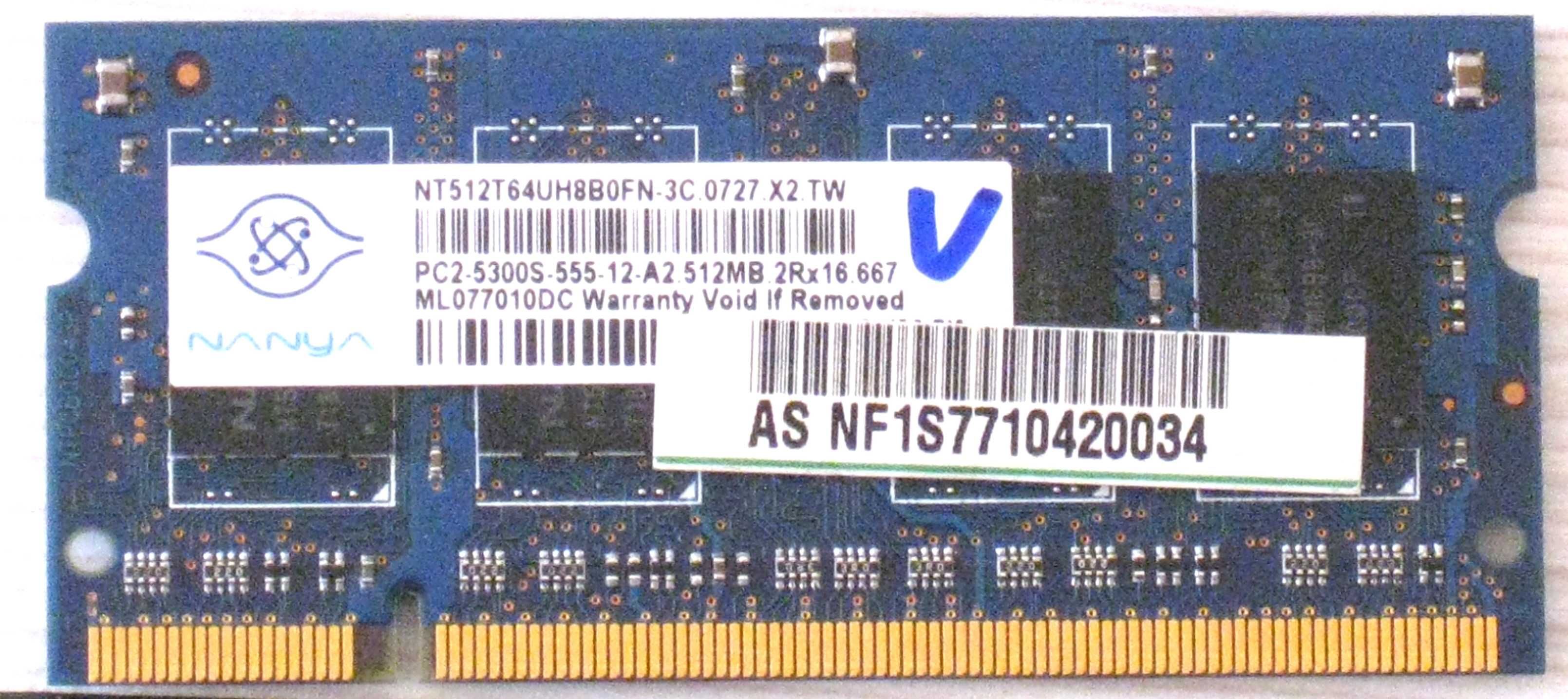 Оперативная память DDR2-1Gb, DDR2 SODIMM-512Mb