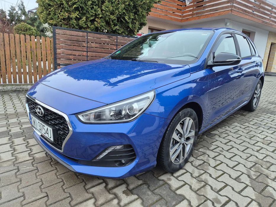 Hyundai I30 1,4 PASSION KAMERA COFANIA czarny sufit grzane fotel piękny ORYGINAŁ