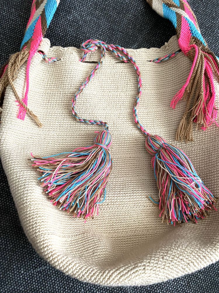 Wayuu kolumbijska ręcznie tkana torba