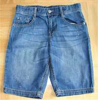 BENETTON spodenki jeansowe dla chłopca fantazyjne 140cm / XL