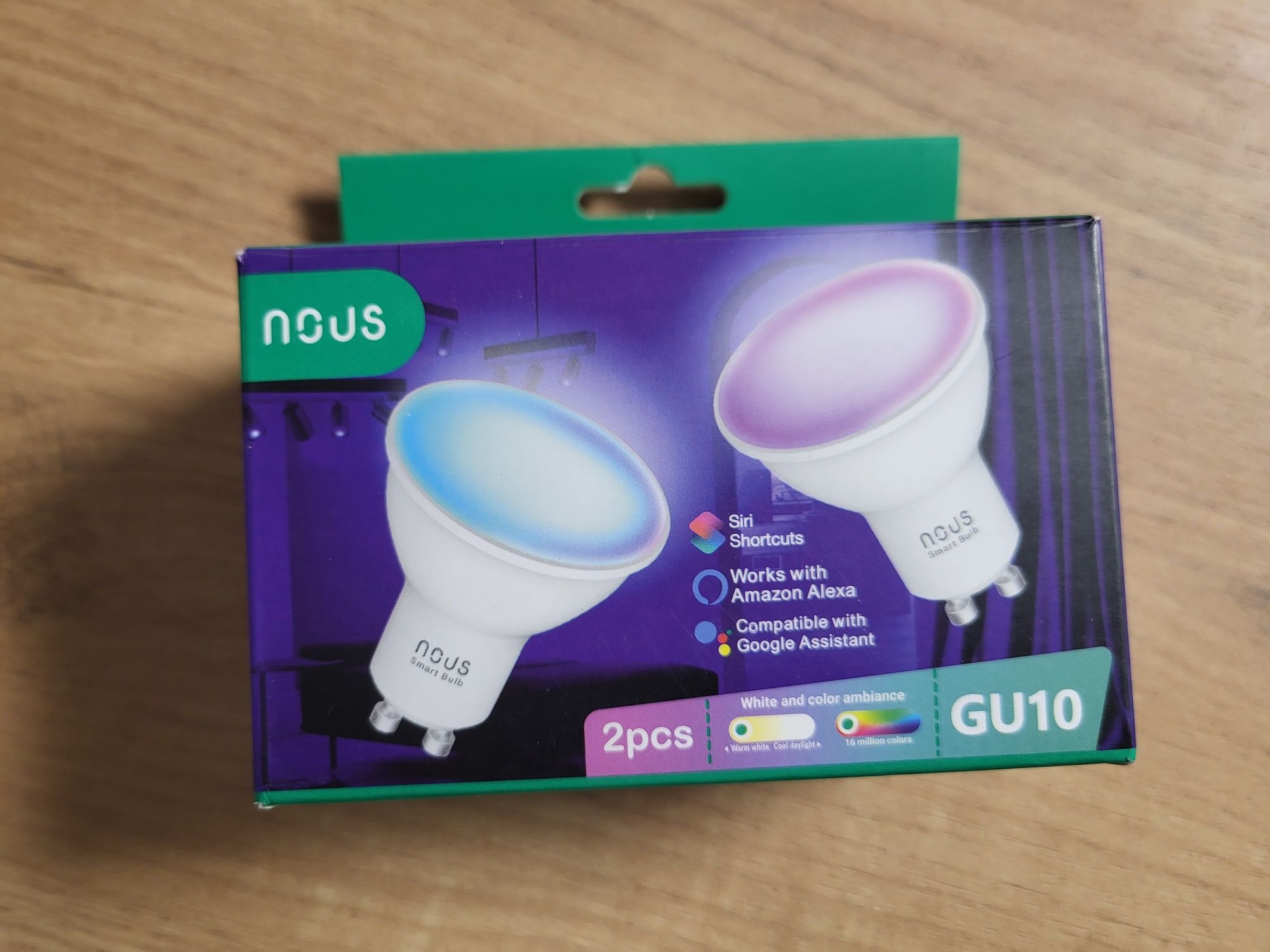 Żarówka NOUS P8 Smart WIFI Bulb RGB GU10 (2 sztuki)