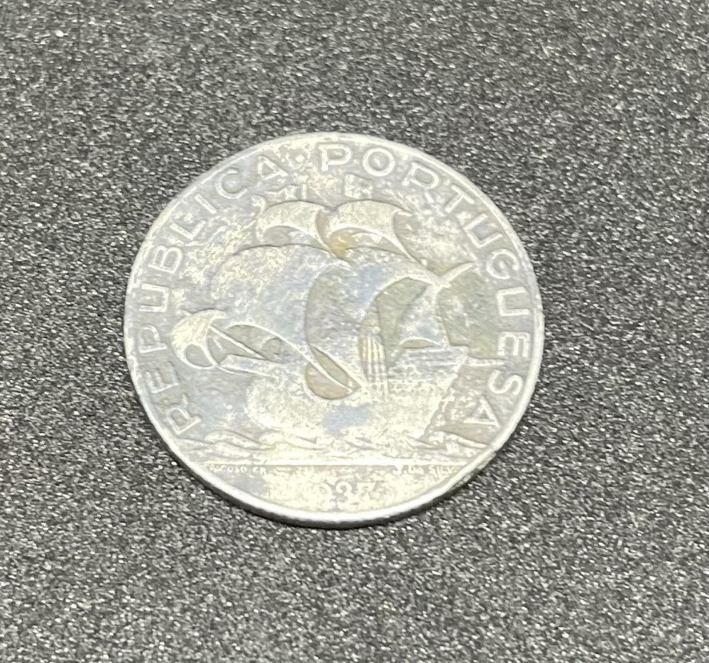 Moeda 2,5 escudos prata 1937