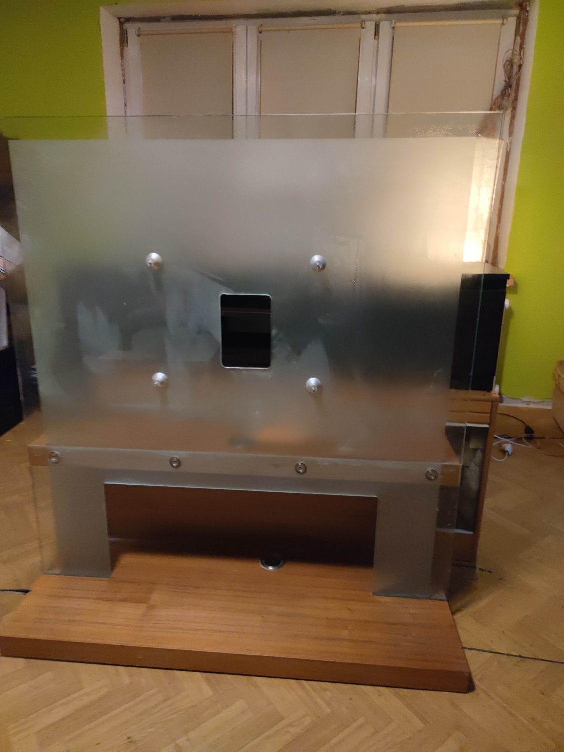 Mebel szafka RTV tv telewizor z forniru  solidna