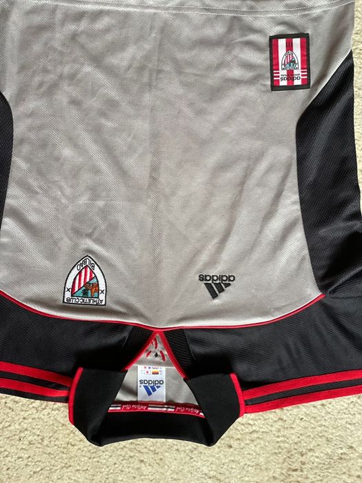 Camisola retro atlético Bilbau 1999/00 terceiro kit  tamanho criança