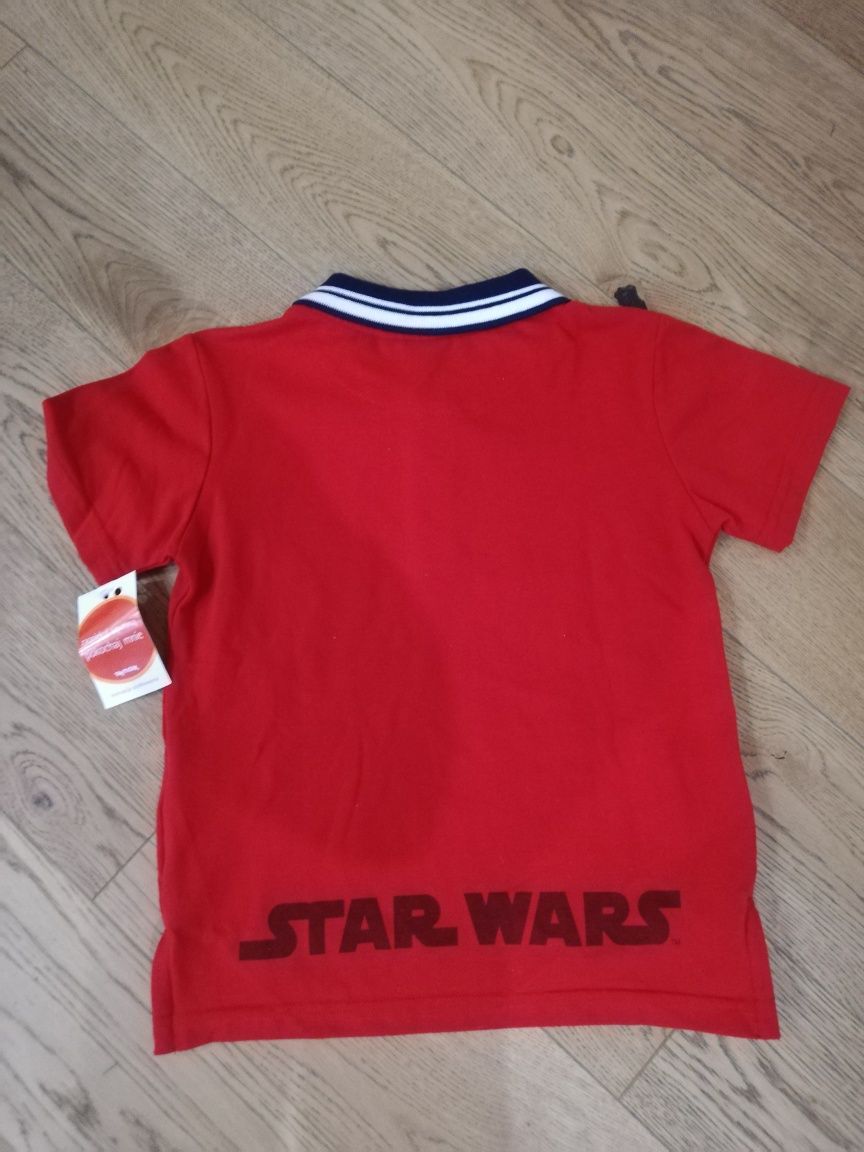 T-shirt polo Star Wars dla chłopca polówka koszulka Disney 116cm