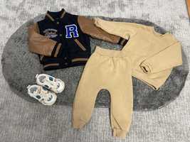 Набір стильного одягу для хлопчика костюм бомбер кросівки куртка
