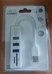 USB 3 portas e cartões