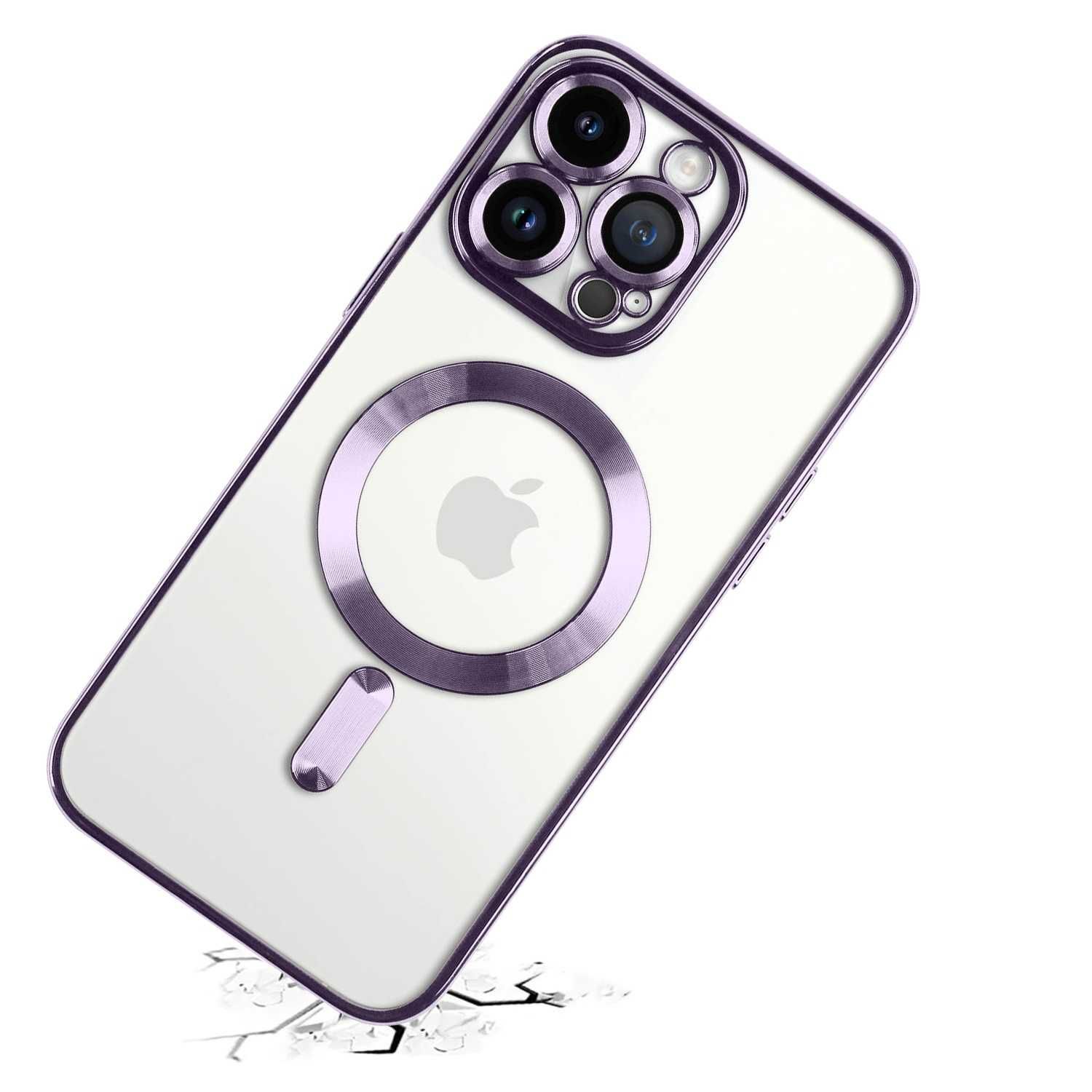 Etui Iphone 13/14/15 Plus Pro Max Magsafe Case Obudowa Plecki Purpura