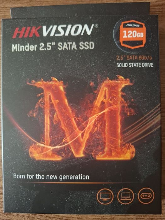 120Гб SSD HikVision Minder 120Gb