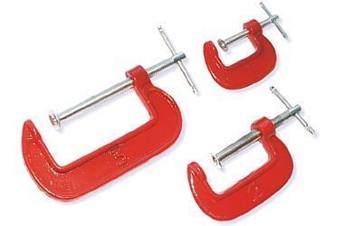 3 Ściski Stolarskie Typ 'C' 25 50 75 Mm