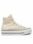 Converse Trampki Chuck Taylor All Star Lift Platform HI Kremowy