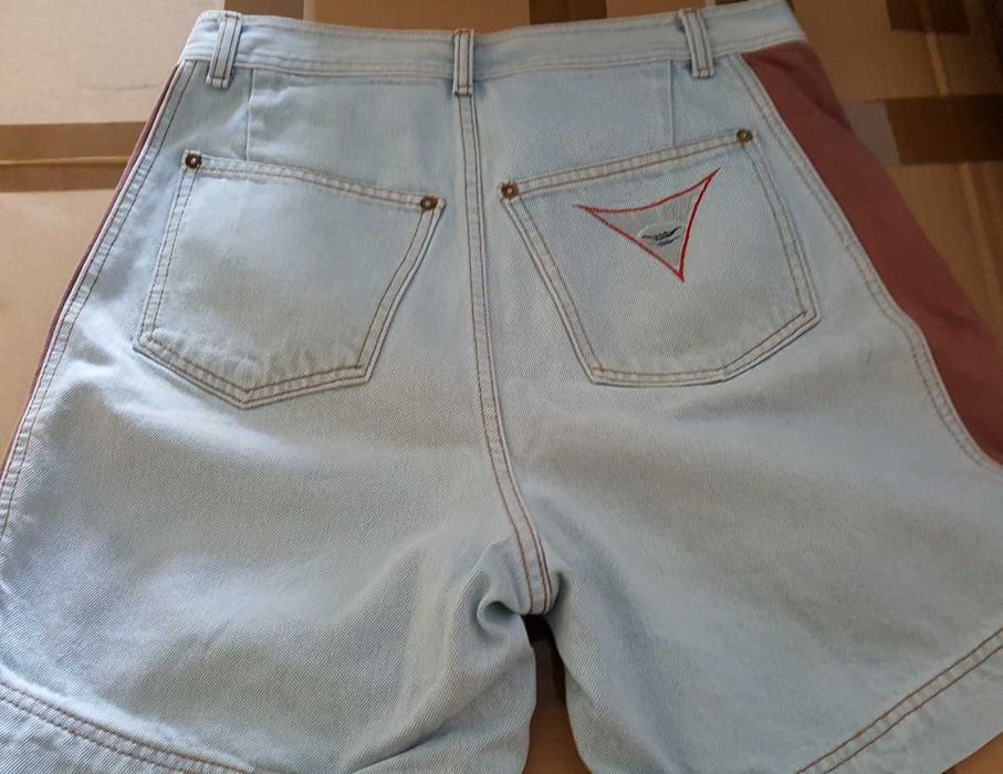 Calções de ganga marca Hang Loose, Nº 40, modelo RARO - made in Brazil