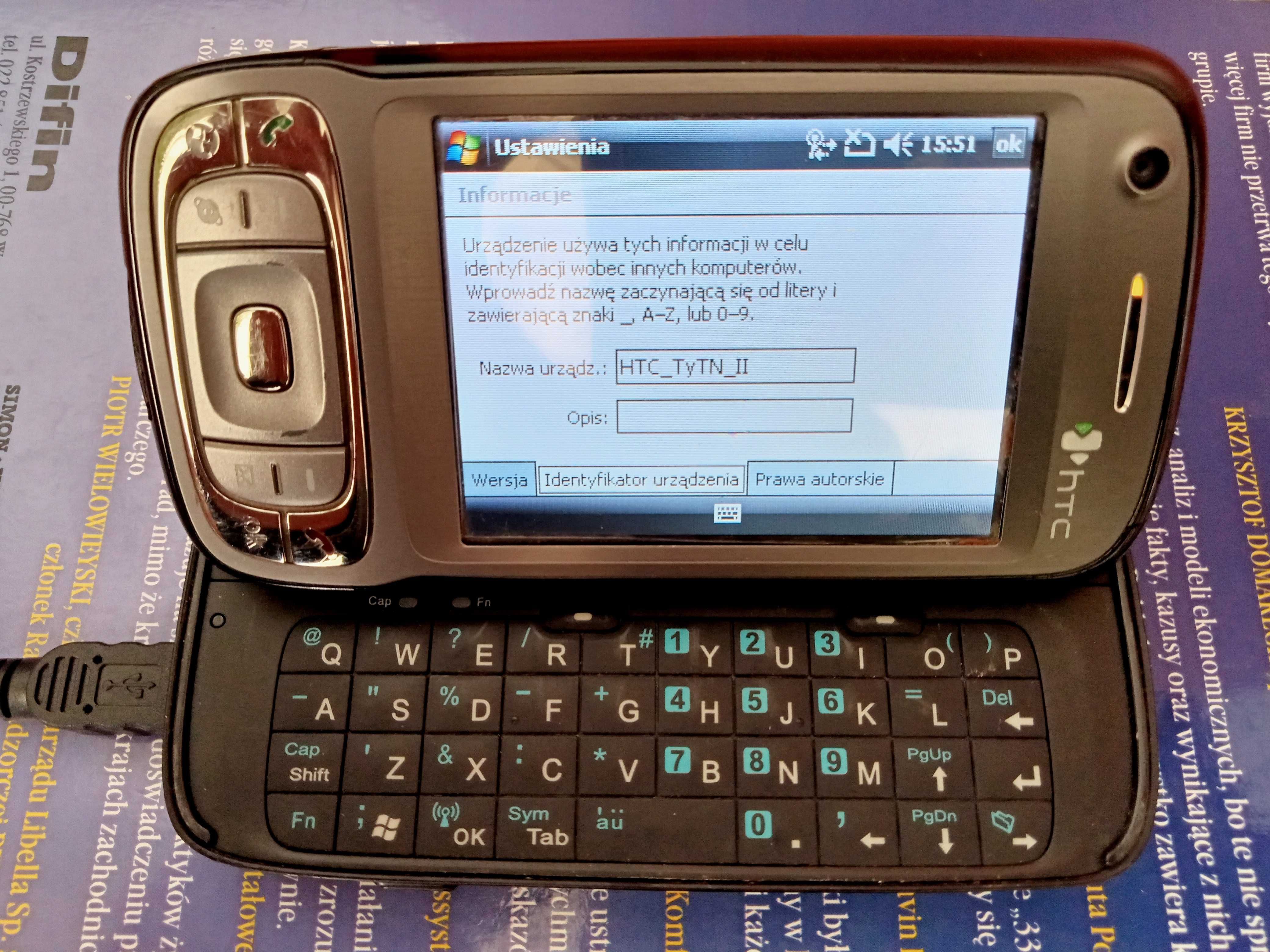 Telefon HTC TyTN II plus Antena Aktywna GPS MS 147/3.3V/5M - Stan BDB