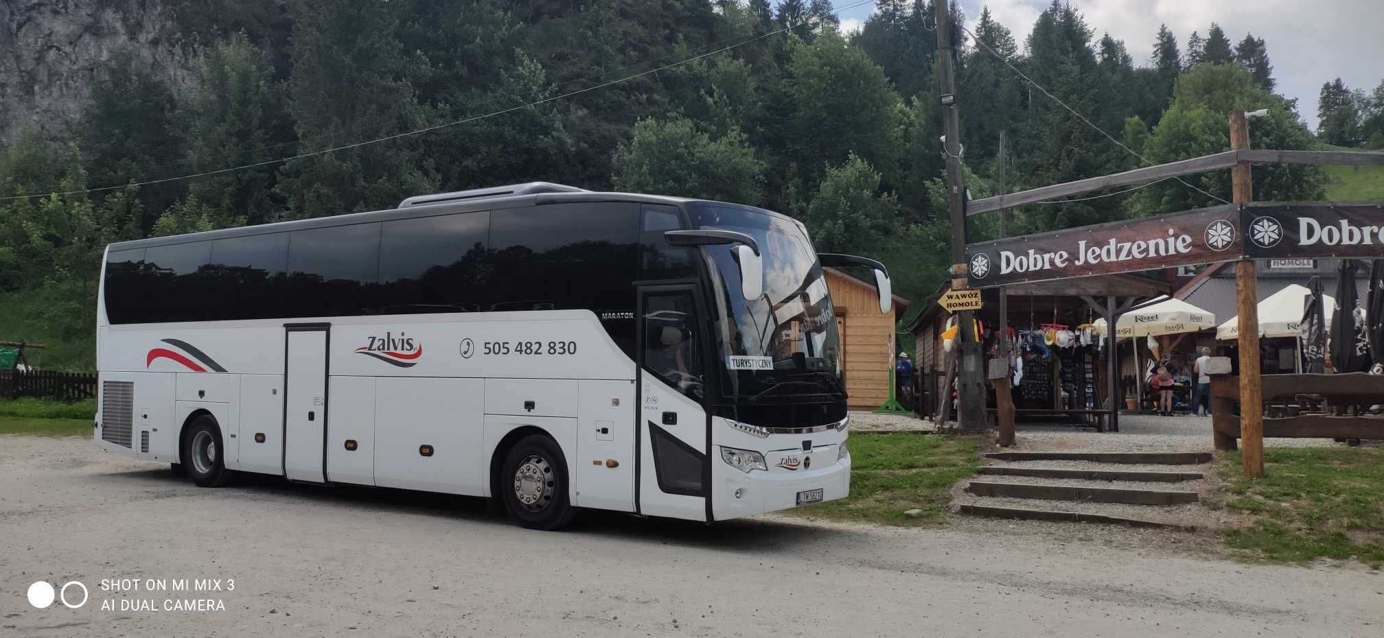 Wynajem busa 9/19/55 osób z kierowcą /autobus autokar wycieczka wesele
