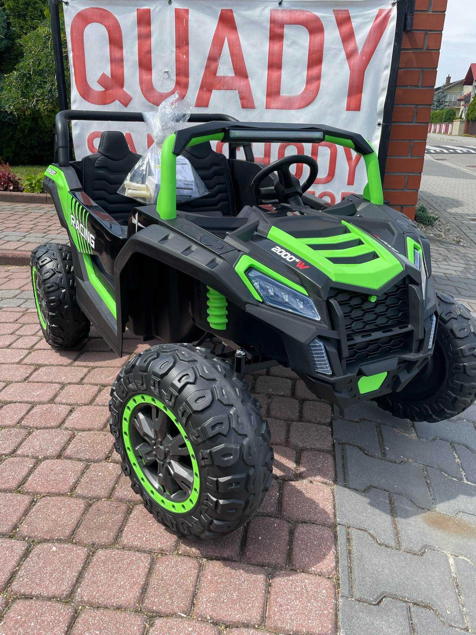 Dwuosobowy samochód Buggy Auto na akumulator dla 2 dzieci 4X4 24V 800W