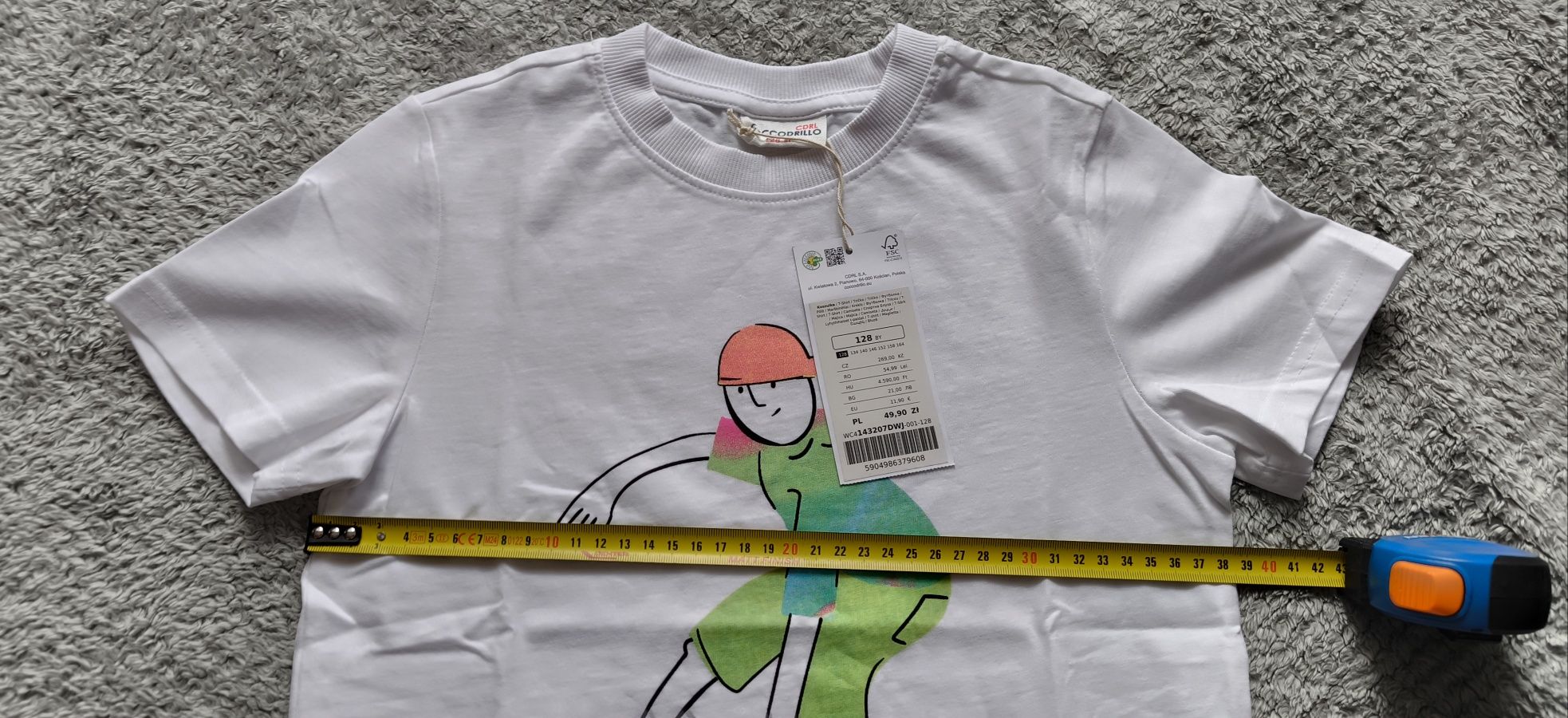 Nowa bluzka t-shirt coccodrillo r. 128