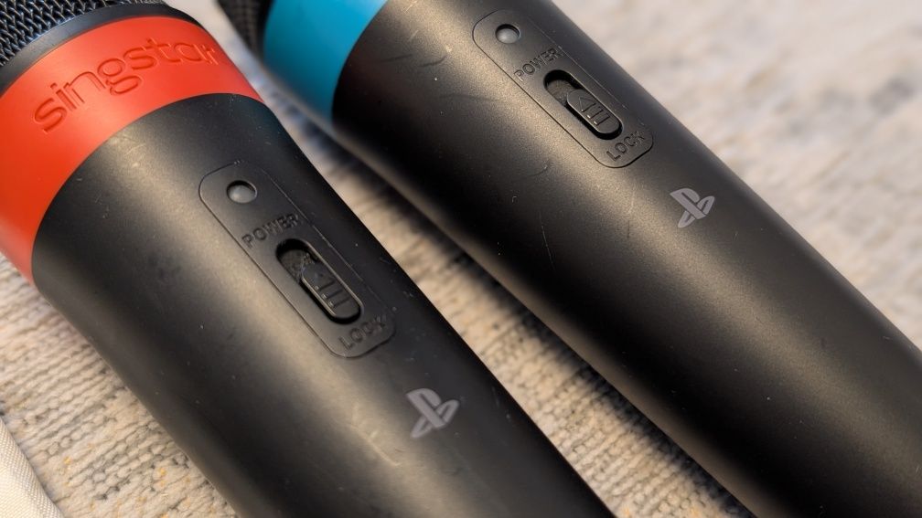 Sprzedam dwa mikrofony Singstar do PlayStation PS3 z adapterem i kable