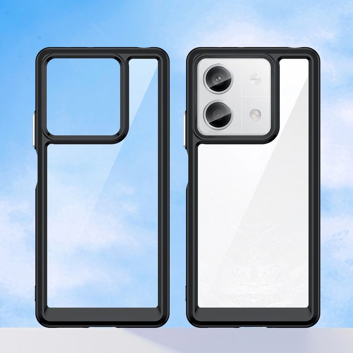 Etui Outer Space Case z żelową ramką do Xiaomi Redmi Note 13 Pro+