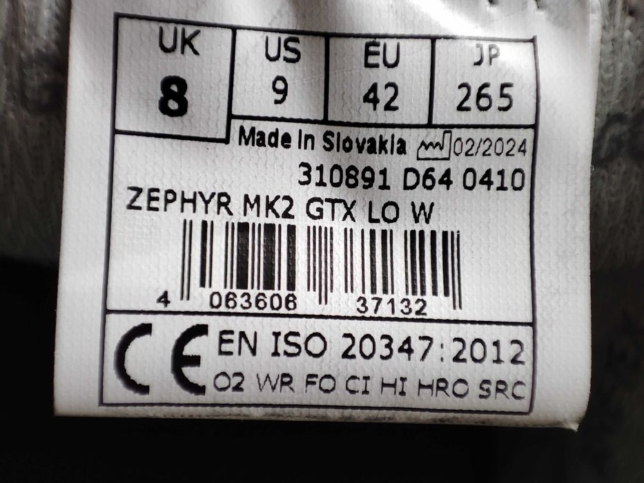 ОРИГІНАЛ 100%!Кросівки тактичні LOWA Zephyr MK2 GTX Lo 310891 D64 0410