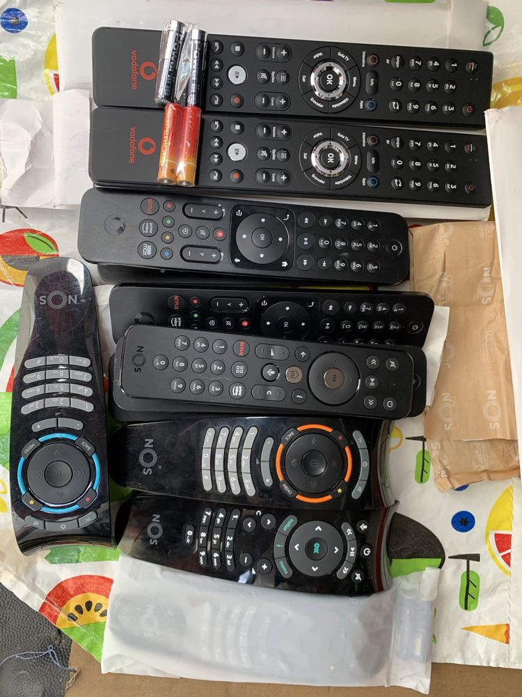 Comandos box tv Vodafone NOS
