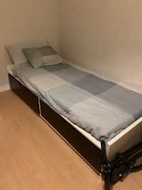 Cama de solteiro ikea 1,40x0,90 mais colchao