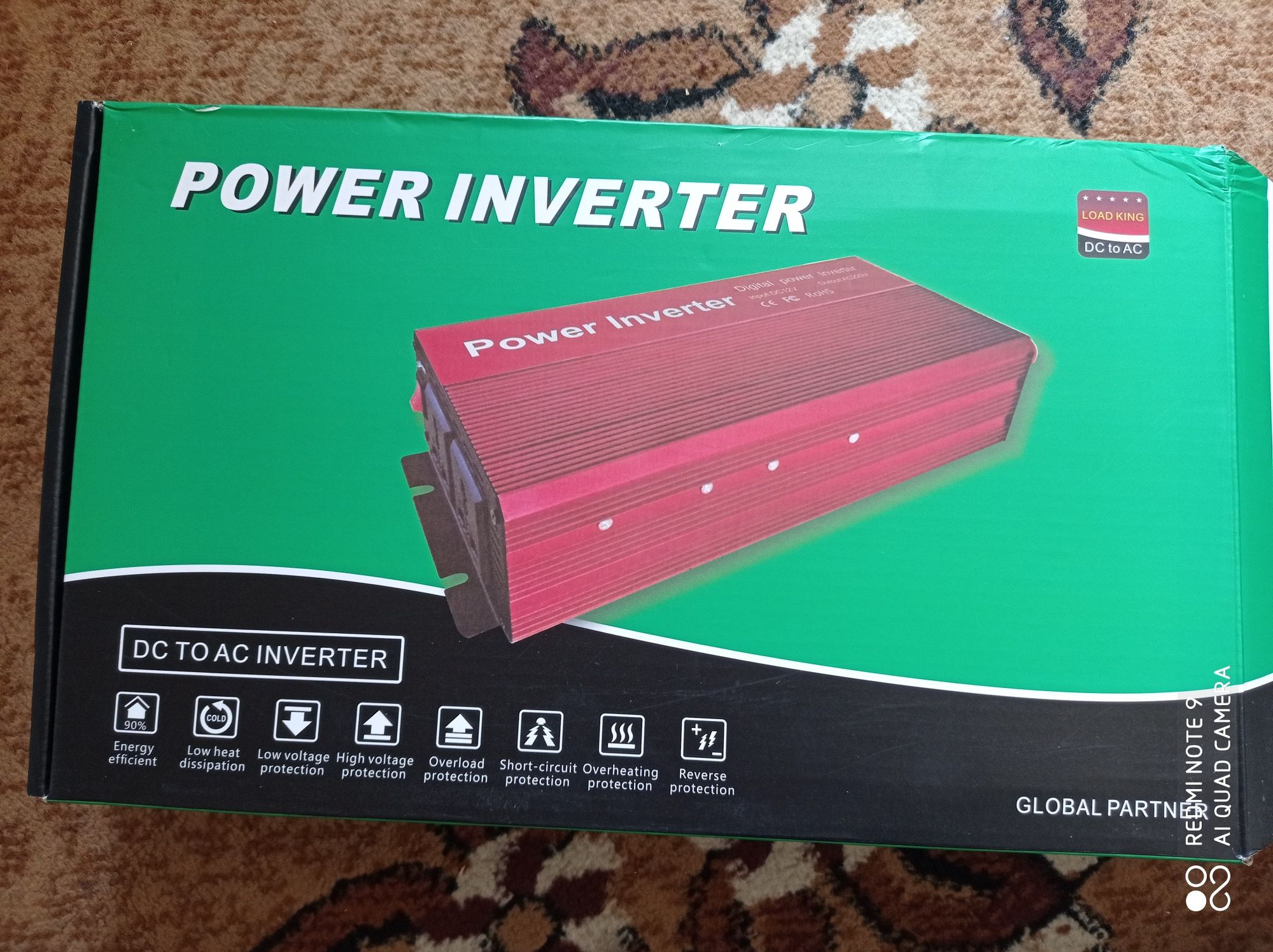 Інвертор 3000 W Power Перетворювач 12 в 220