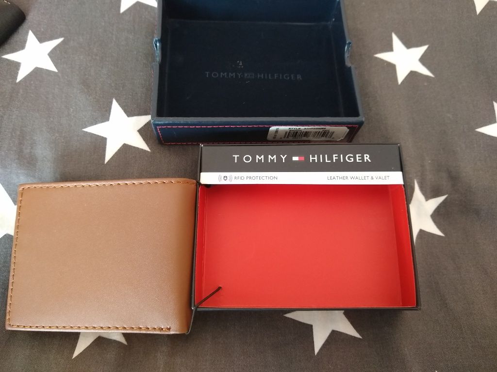 Tommy Hilfiger portfel skórzany nowy 100% oryginał