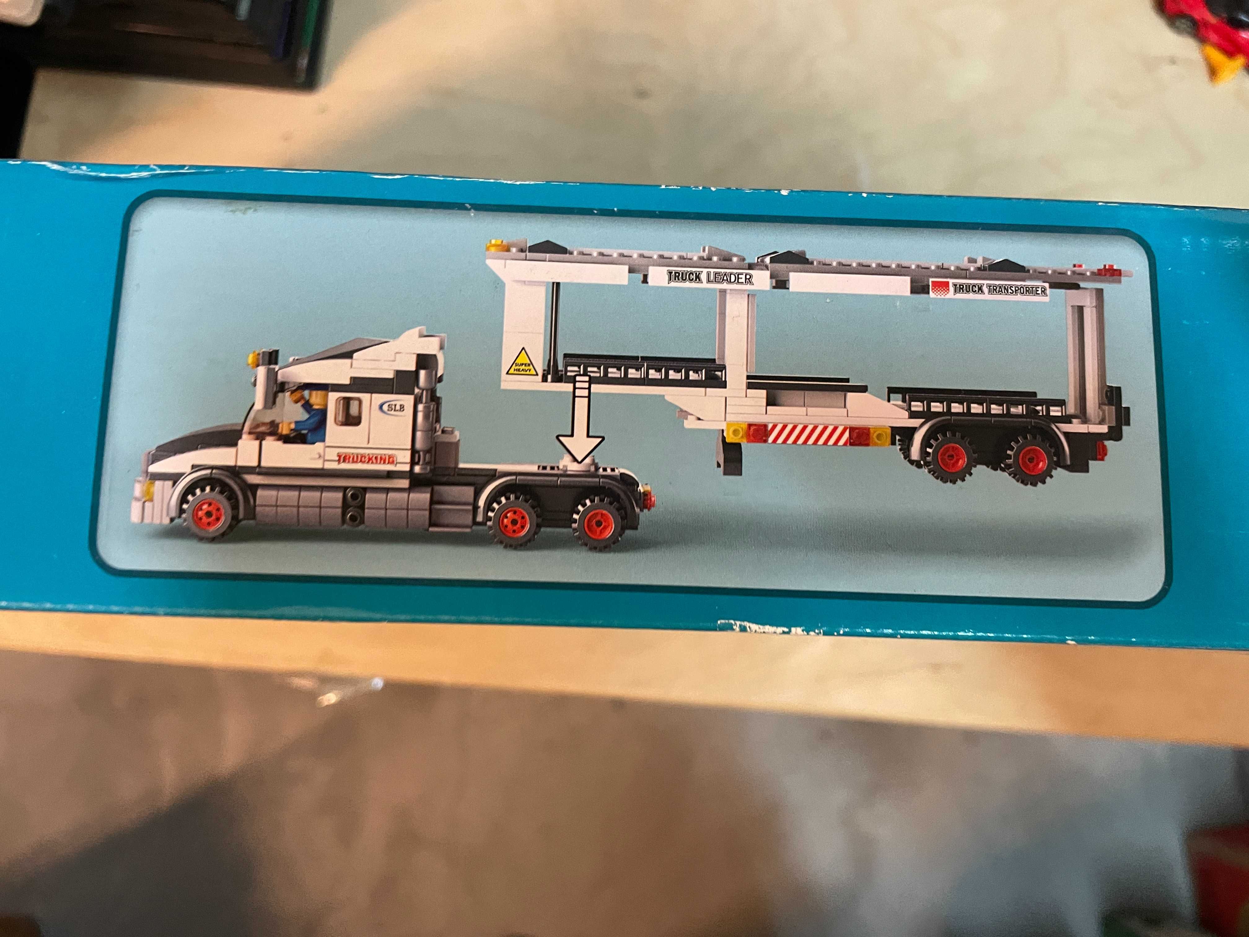 Camião de transporte de carros - para montagem - 638 peças