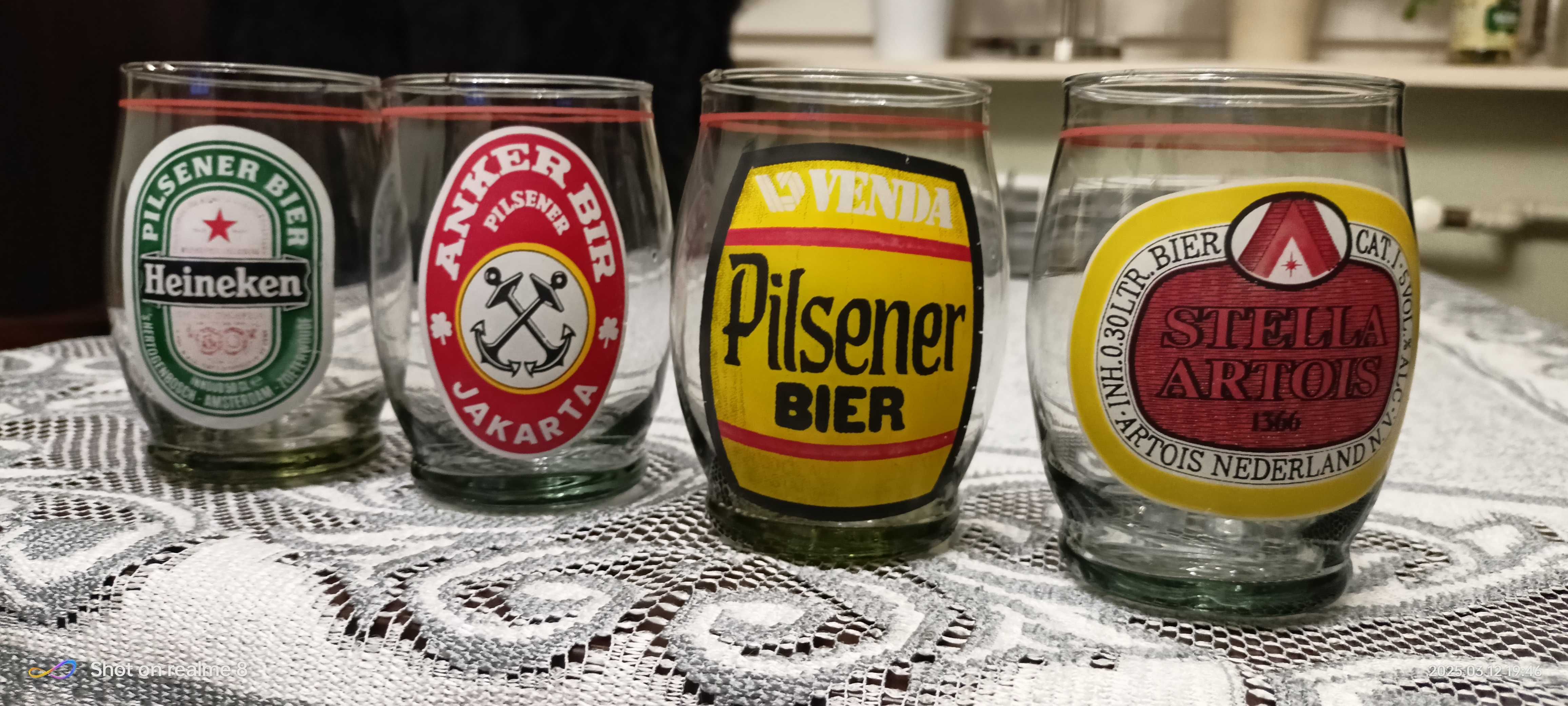 Szklanki do piwa lata 80-te