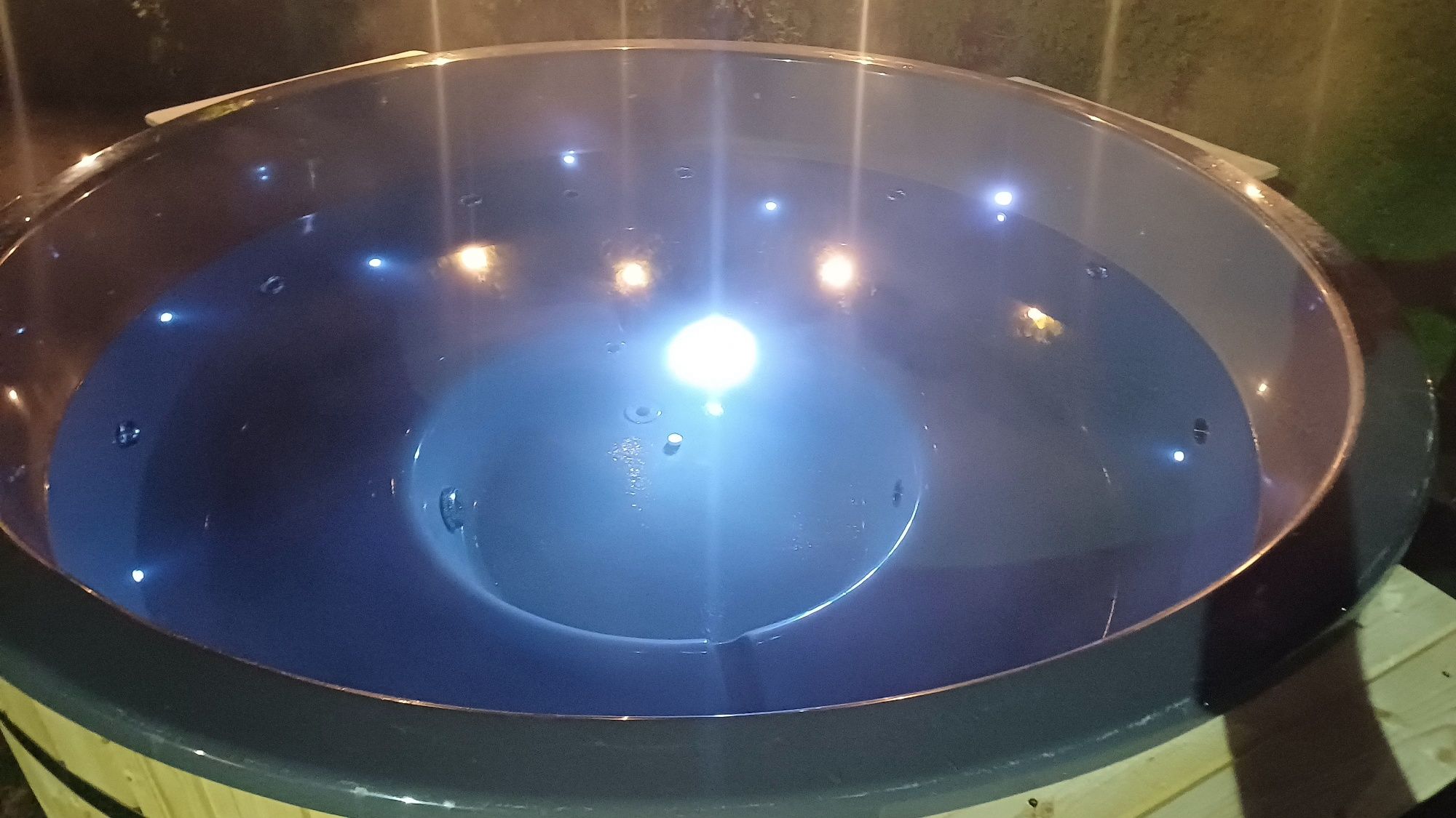 Bania,Balia ogrodowa z hydromasażem.Sr.200cm
