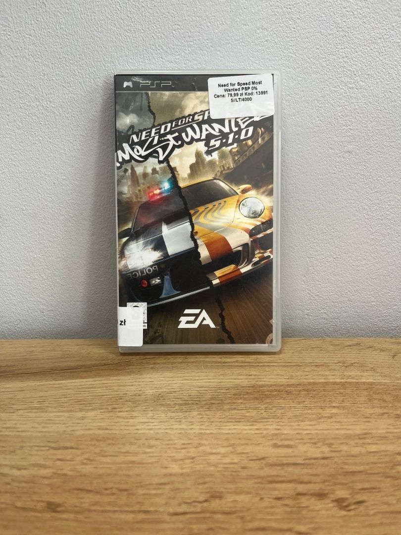 Gra Need For Speed: Most Wanted 5-1-0 Playstation Portable Psp Używana