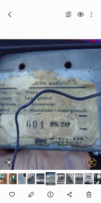 Stary odtwarzacz kaset Magmor samochodowy