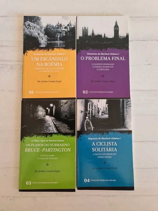Coleção de Livros Sherlock Holmes Books