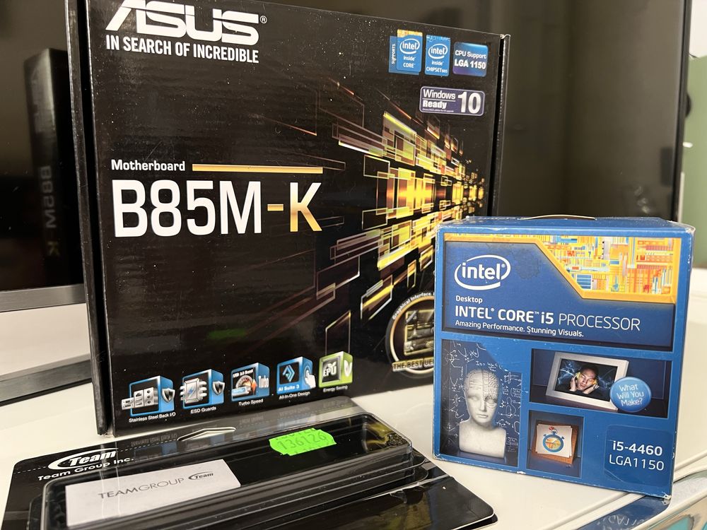 Intel Core i5 4460 / Asus B-85M-K / DDR3 16 Gb