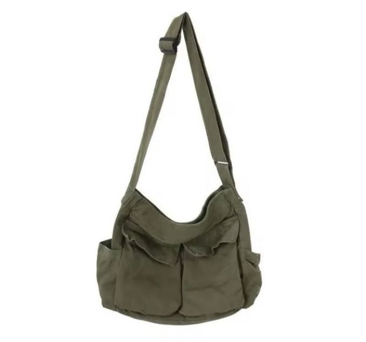 Сумка унисекс большая 2 цвета  в стиле харадзюку