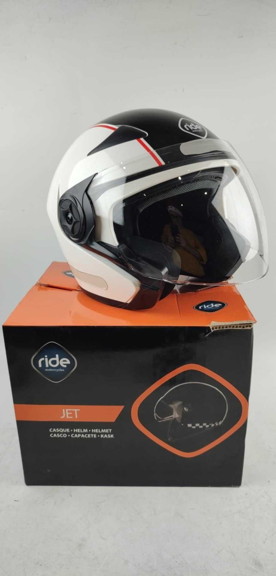 Kask Motocyklowy Cross na motor S Otwarty