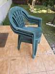 3 cadeiras jardim