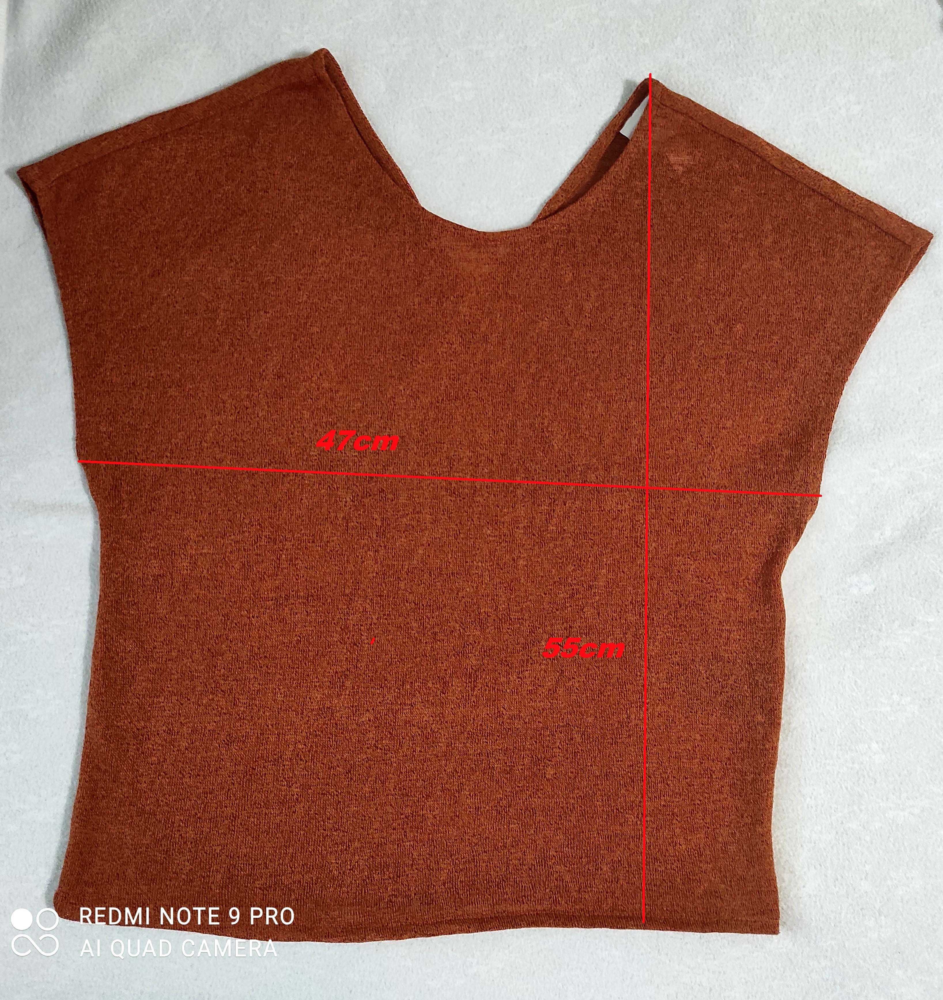 Bluzka z dekoltem na plecach, H&M, rozm. XS. Nowa!