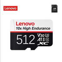 NOWA karta LENOVO microSDXC 512 GB U3 A1 V30 klasa 10 + adapter