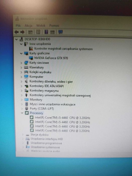 Komputer do gier – i5 4460, GTX 970, 16GB RAM, SSD + HDD